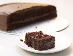 Picture of Fitzbillies Chocolate Cake.