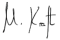 Markus Kraft's Signature