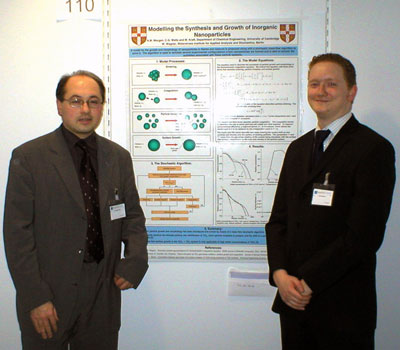 Neal and Markus with poster at PARTEC